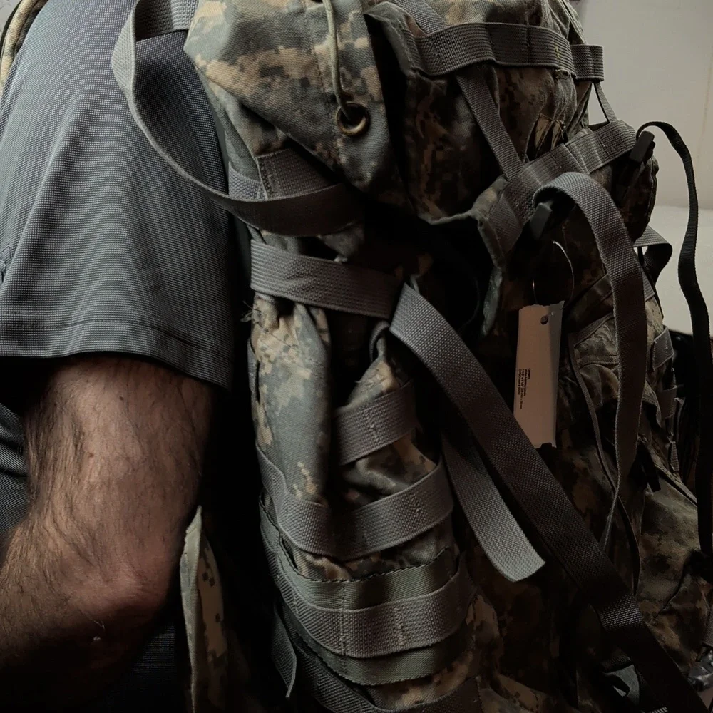 Genuine USGI Army Molle II Large Rucksack & MOLLE II Pack Frame Bag